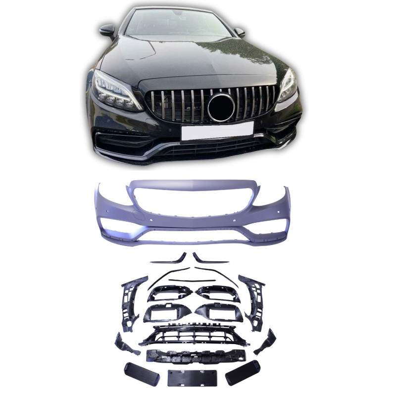 Front bumper for Mercedes C-Class W205 S205 A205 C205