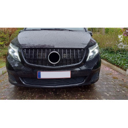 Mercedes-Benz W447 V-klassi mustaga ühilduv grill