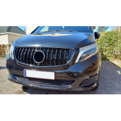 Grotelės, suderinamos su "Mercedes-Benz" W447 V klasės juodos spalvos