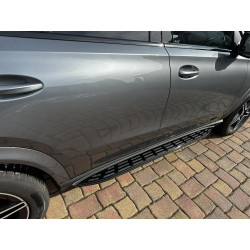 Estribos compatíveis com o Mercedes-Benz W167 GLE preto