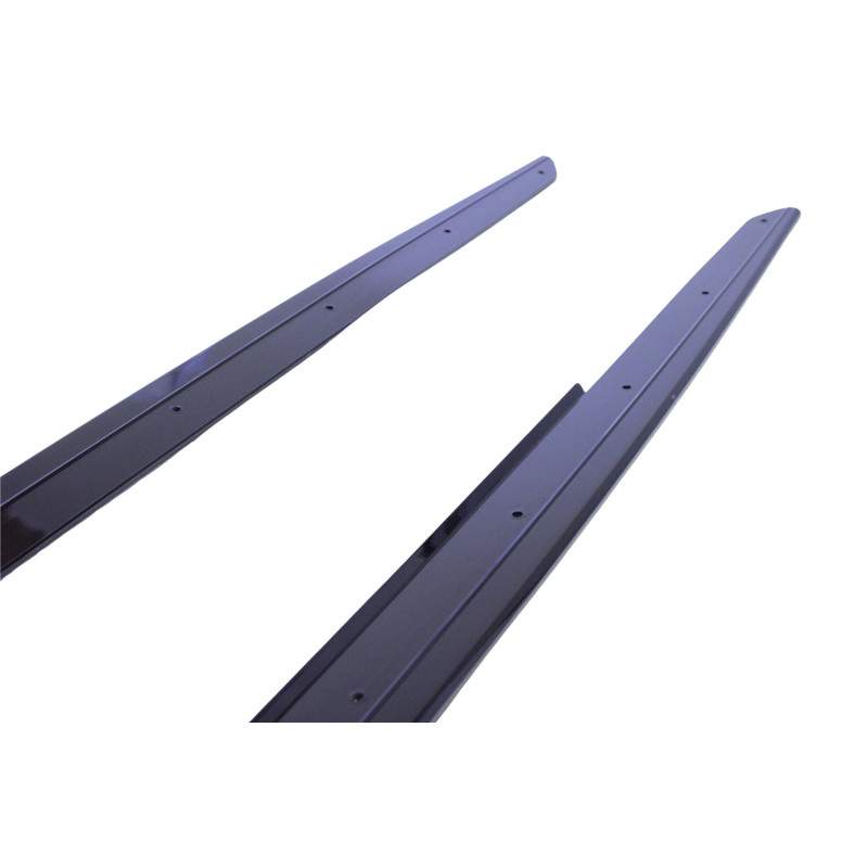 Seitenschweller Diffusor Set passend für BMW 5er F10 F11 Limousine Touring schwarz glänzend