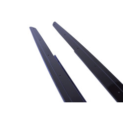 Set di diffusori laterali adatto per BMW Serie 5 F10 F11 Berlina Touring nero lucido