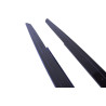 Sideskirt difusor trasero conjunto adecuado para BMW Serie 5 F10 F11 Sedán Touring negro brillante
