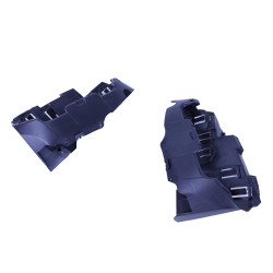 Diffuser compatible with Mercedes CLA C118 X118 W118 AMG line double black exhaust trim tube