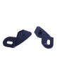 Diffuseur compatible avec Mercedes CLA C118 X118 W118 AMG line double black exhaust trim tube