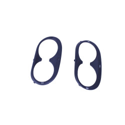 Διαχύτης για Mercedes A-Class W177 hatchback 2019+ διπλές στρογγυλές απολήξεις εξάτμισης χρωμίου