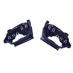 Difusor trasero para Mercedes Clase A W177 hatchback 2019+ puntas de escape redondas dobles cromadas