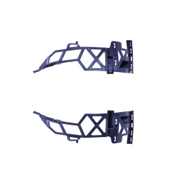 Diffuseur pour Mercedes Classe A W177 hatchback 2019+ double chromé embouts d'échappement ronds