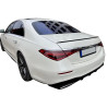 Kofferraumspoiler passend für Mercedes S Klasse W223 glänzend schwarz