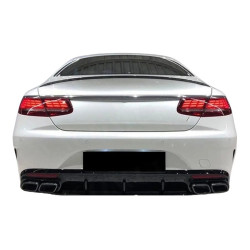 Spoiler de maletero compatible con Mercedes Clase S C217 Coupe Cabrio negro brillante