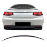 Bagažinės spoileris, suderinamas su "Mercedes S Class C217 Coupe Cabrio", blizgus, juodas