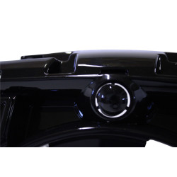 Calandre pour Mercedes W177 classe A avec bandes rouges et look carbone