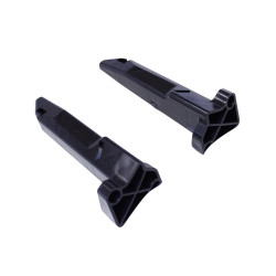 Grelha para Mercedes W177 Classe A com riscas vermelhas e aspeto de carbono