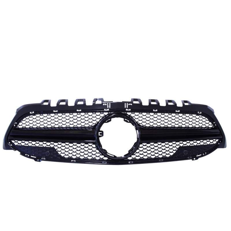 Grill compatible with Mercedes A class W177 V177 black with front camera