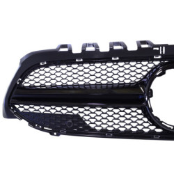 Parrilla compatible con Mercedes Clase A W177 V177 negro con cámara frontal