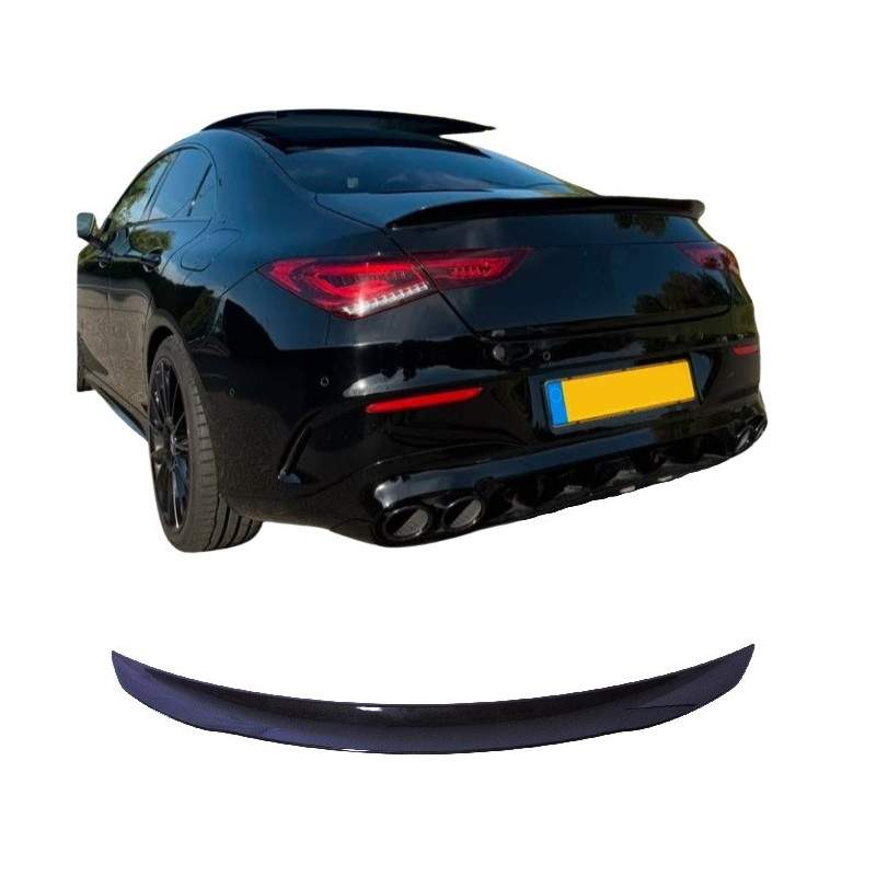 spoiler da bagageira-preto-metálico-mercedes-cla-c118-coupe