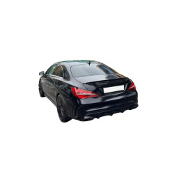 Bagažinės spoileris Mercedes CLA C117 kupė blizgios juodos obsidiano juodos spalvos metaliko spalvos