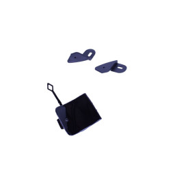 Difusor trasero compatible con Mercedes CLA C118 X118 W118 AMG-line embellecedor de escape negro redondo