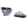 (PARTE) Tubi di scarico compatibili con Mercedes GLE GLS GLE coupé W167 X167 C167 cromo