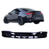 Difusor compatível com o Mercedes CLA C118 X118 W118 AMG-line preto com ponteira de escape redonda