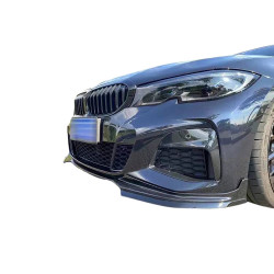 BMW 3-sarjan G20 G21 Sedan Touringin kanssa yhteensopiva etuspoileri kiiltävä musta
