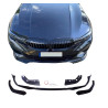 Frontspoiler kompatibel med BMW 3-serie G20 G21 Sedan Touring blank sort
