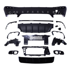 Difusor trasero para Mercedes GLC 63 AMG SUV X254 negro