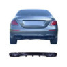 (PART) Diffuser compatible with Mercedes E class W213 completely glossy black without AMG line