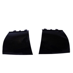 Pare-chocs arrière avec diffuseur pour Mercedes Classe A W177 Hatchback avec embouts d'échappement noirs