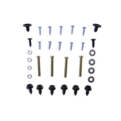 Para-choques traseiro com difusor para Mercedes Classe A W177 Hatchback com ponteiras de escape pretas