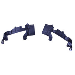 Difusor trasero compatible con Mercedes Clase E W213 completamente negro brillante sin línea AMG