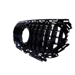 Grille kompatibel med Mercedes E-klasse W214 blank sort