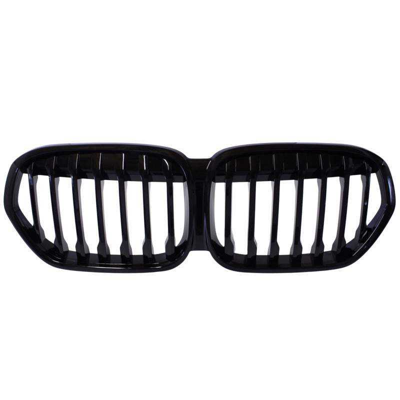 Grill kidney compatible with BMW X1 Facelift F48 single line gloss black