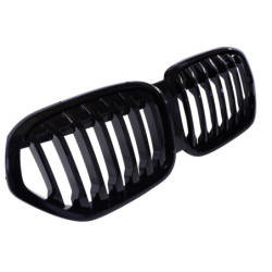 Grill kidney compatible with BMW X1 Facelift F48 single line gloss black