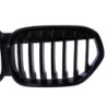 Grill kidney compatible with BMW X1 Facelift F48 single line gloss black