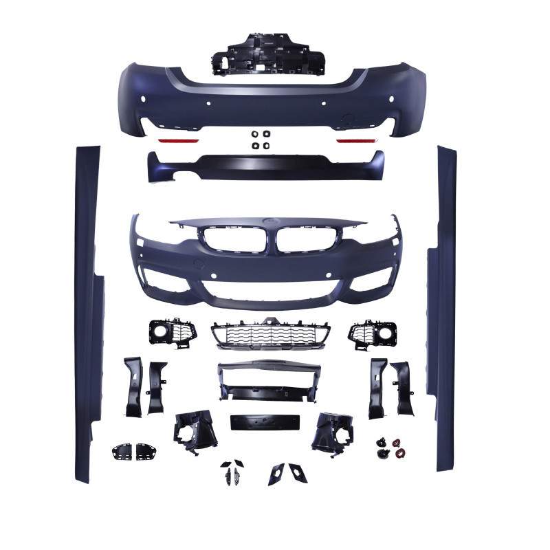 Bodykit compatible with BMW 4 Series (F32) Coupe 4 (F33) Convertible M-Package style PDC SRA