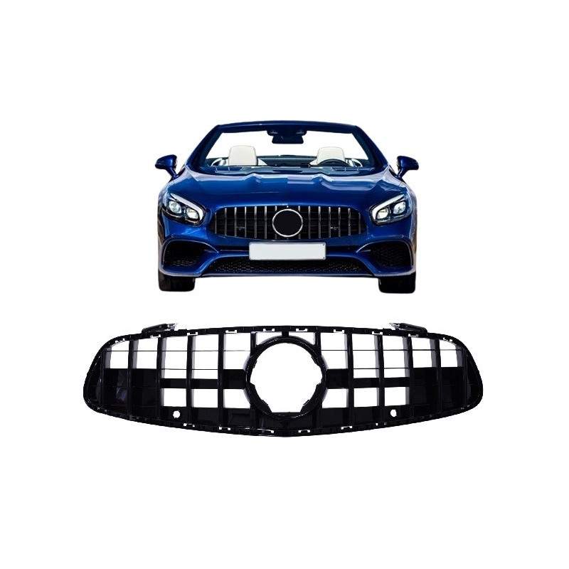 Grelha compatível com Mercedes SL R231 Facelift preto
