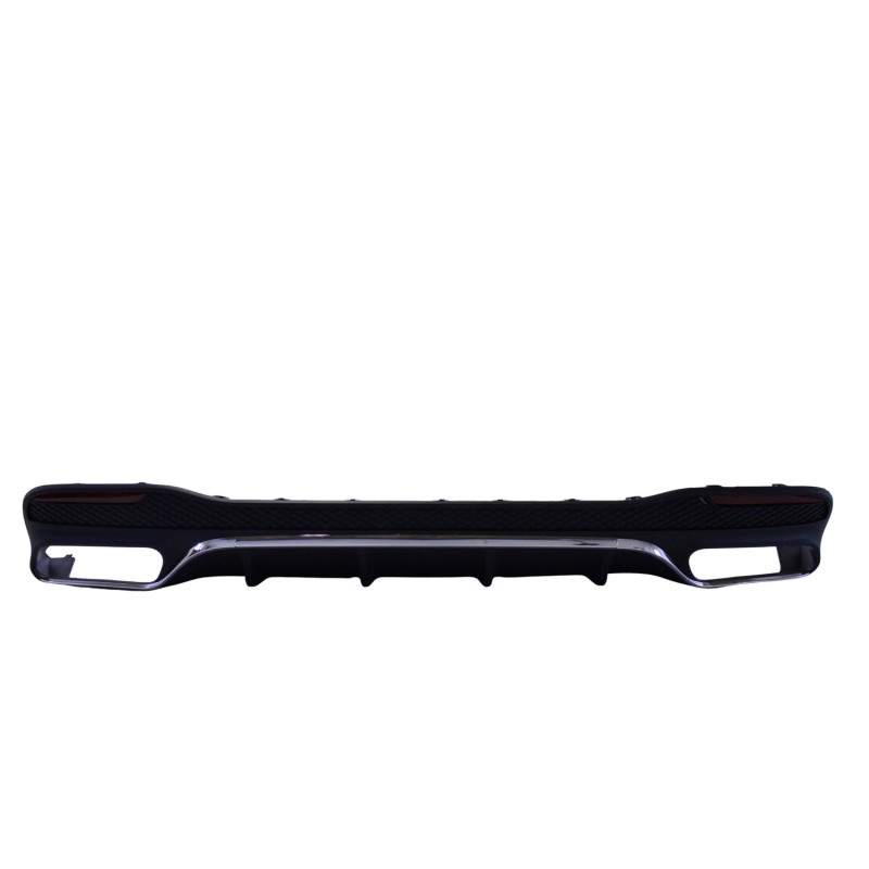 (PART) Diffuser voor Mercedes GLE W166 chrome uitlaatsierstukken