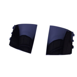 (PIEZA) Difusor trasero compatible con Mercedes clase A W177 hatchback 2019+ puntas de escape negro