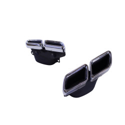 Diffuser for Mercedes GLE W166 chrome exhaust tips
