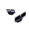 Diffuser for Mercedes GLE W166 chrome exhaust tips