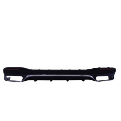 Diffusore per Mercedes GLE W166 con terminali di scarico cromati