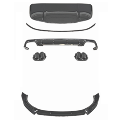 Bodykit kompatibelt med BMW X1 U11 M-Performance blank sort