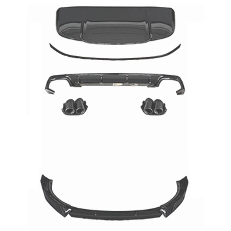 Bodykit compatibile con BMW X1 U11 M-Performance nero lucido