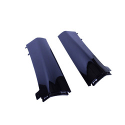 Difusor trasero compatible con mercedes cls c257 doble escape piezas negro brillante cuadrado