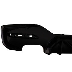 Difusor compatible con BMW Serie 1 F20 F21 Hatchback Facelift negro