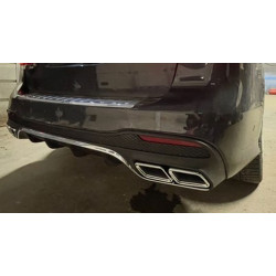 Difuzoare pentru țevi de eșapament cromate Mercedes GLE W166