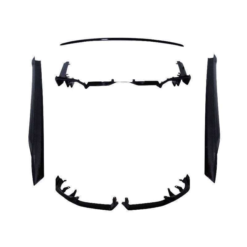 Bodykit compatibile con BMW Serie 5 / I5 G60 Set spoiler nero lucido