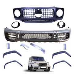 Bodykit kompatibelt med Mercedes G-Klasse W463 W464 2018+ kromgrill