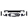 (PART) Difusor para Mercedes Classe E W213 preto sem linha AMG